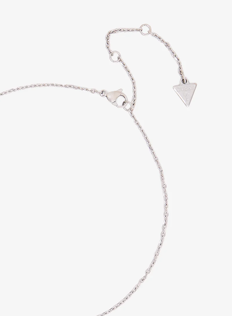 GUESS G Crystal Logo Necklace