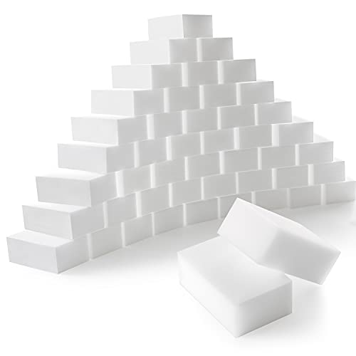TRENDBOX 50-Pack Magic Sponges Cleaning Eraser Multi-Functional Melamine Sponge Foam Cleaning Pads for Household Bathroom Furniture Bathtub Sink Cleaning Kitchen Dish Sponge - Image 1