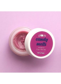 Plum Candy Melts Vegan Lip Balm | Berry Feast | For Dry & Chapped Lips | Natural Spf With Vitamin A | Shea Butter | Nourish & Protect | Sheer-Tint | 12G  - Image 2