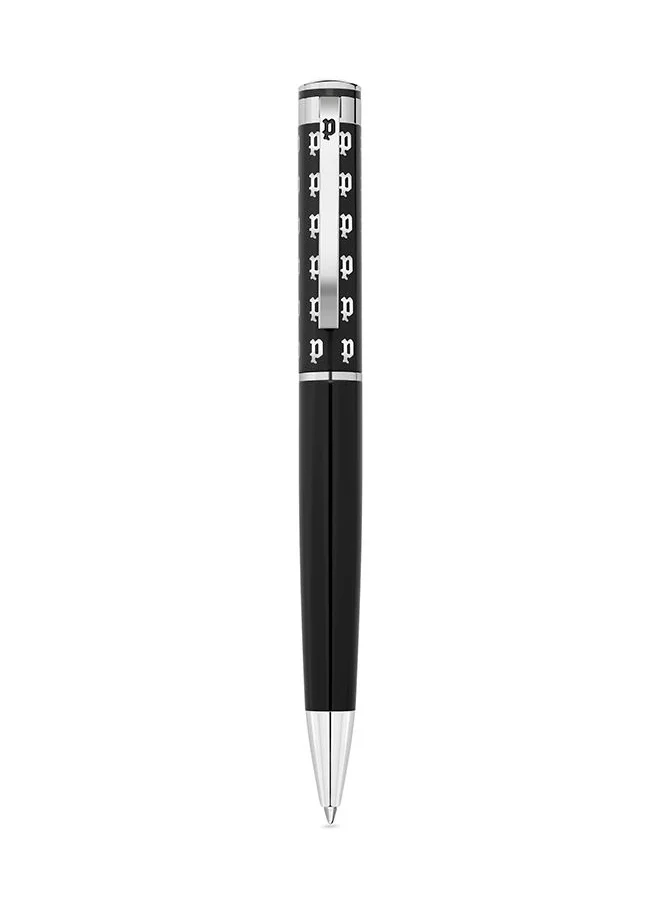 POLICE The Gabriola Black Pen with Patterned Signature P Logo