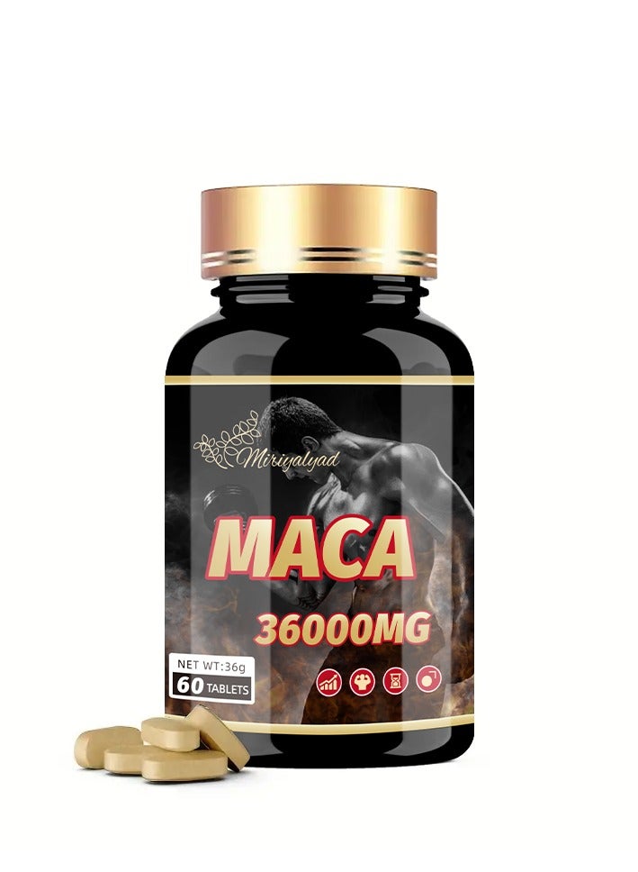 miriyalyad Maca Tablets| Eliminate Fatigue |  Improve Sleep Quality | 60 Tablets/Bottle Supplement Fitness Edible Dietary  - Image 5