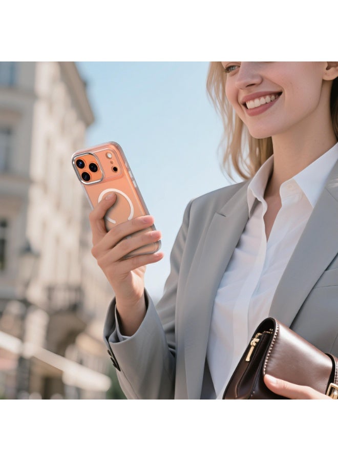 GREEN LION iPhone 17 Pro Case Ice Magsafe / MagSafe Compatible / Camera Protection / Comfortable Grip / Drop Protection / Anti Fingerprint - Clear - Image 2