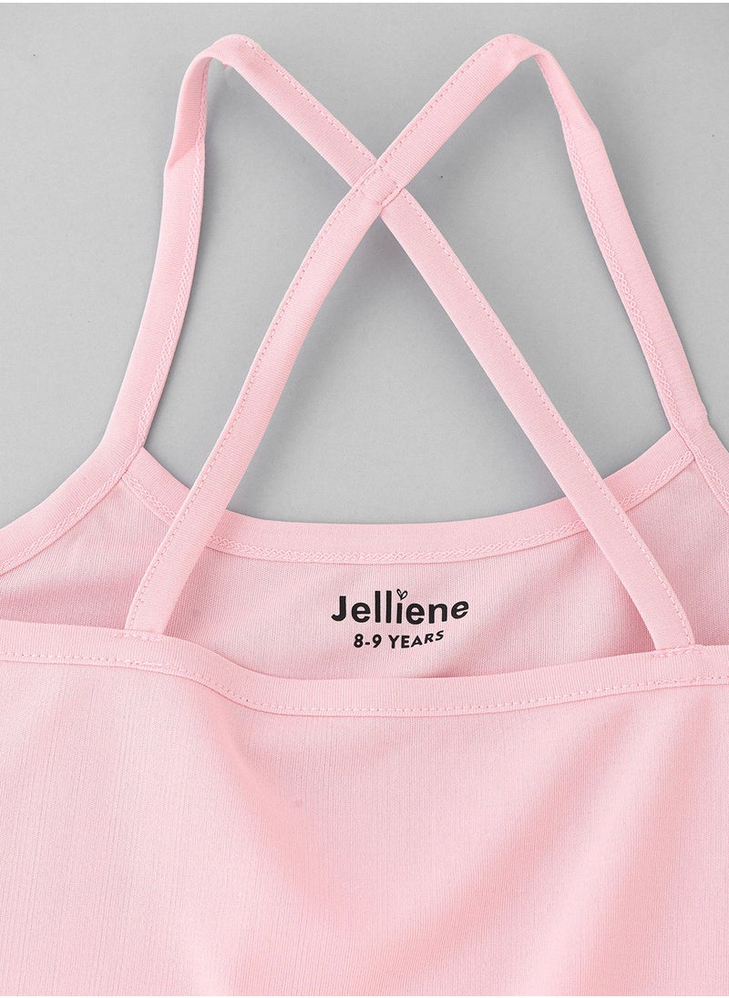 Jelliene Knit printed vest with cami  - Image 3