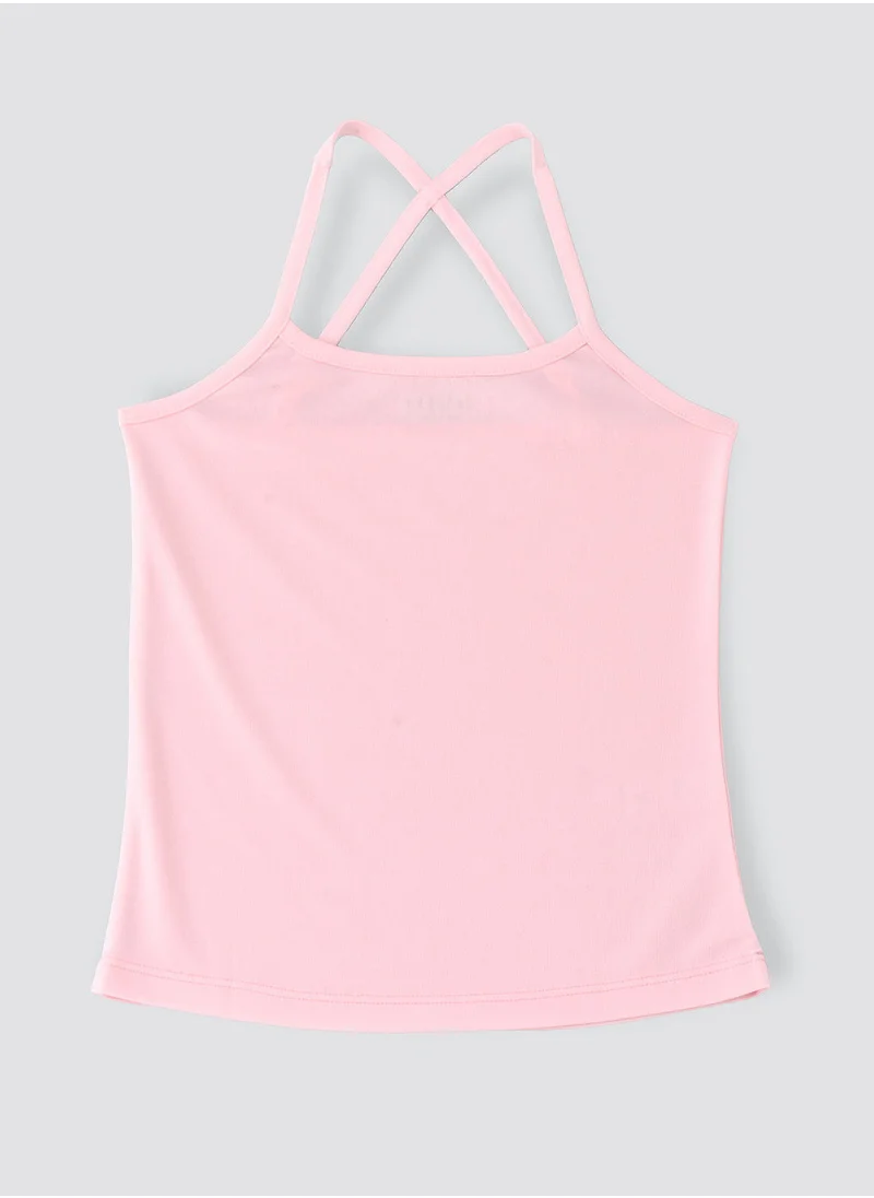 Jelliene Knit printed vest with cami