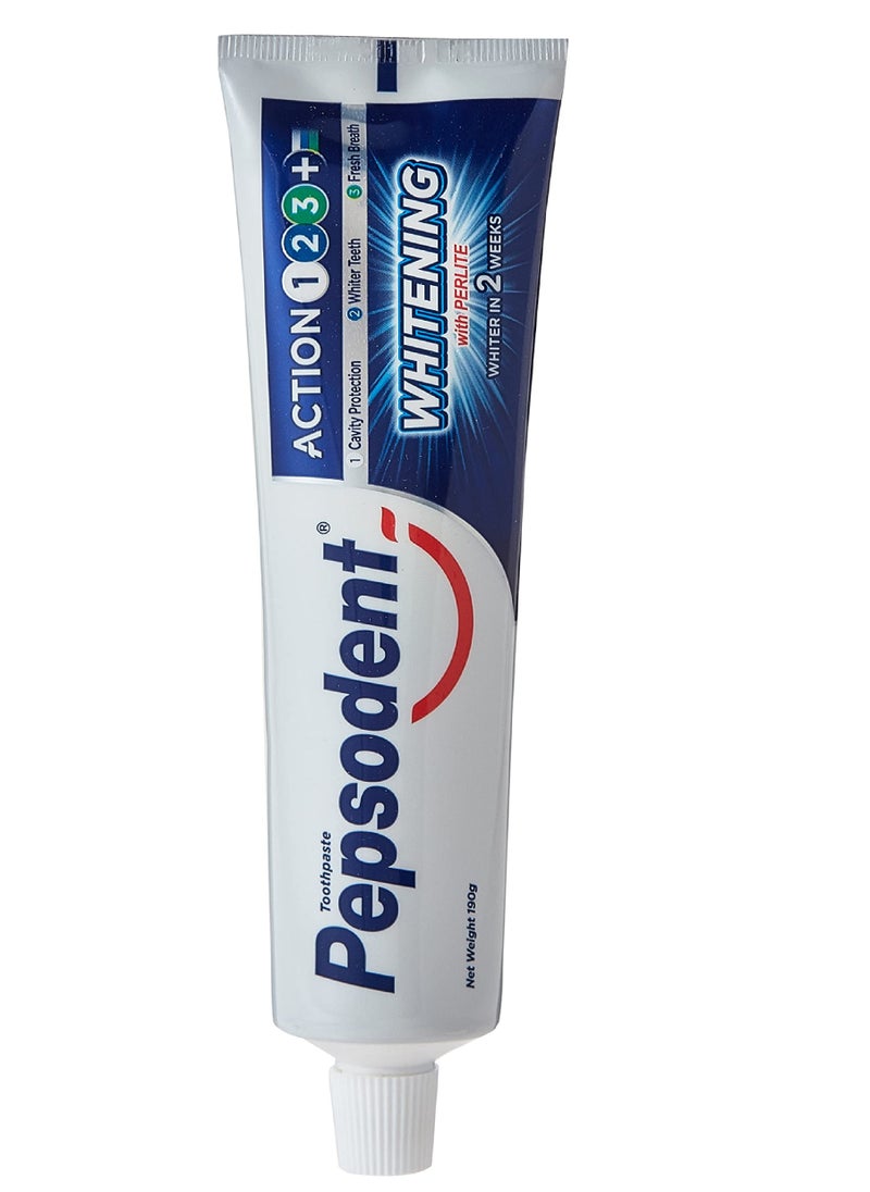 Pepsodent PEPSODENT WHITENING W/PERLITE T/P 190G 