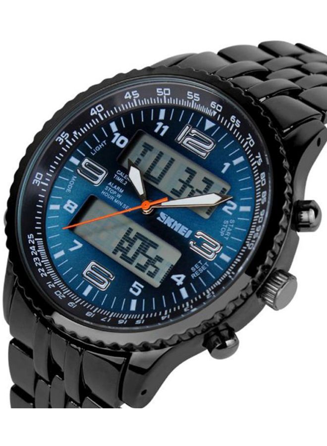 NIBEMINENT unisex Classic Analog/Digital Watch J0262BL-KM - Image 3