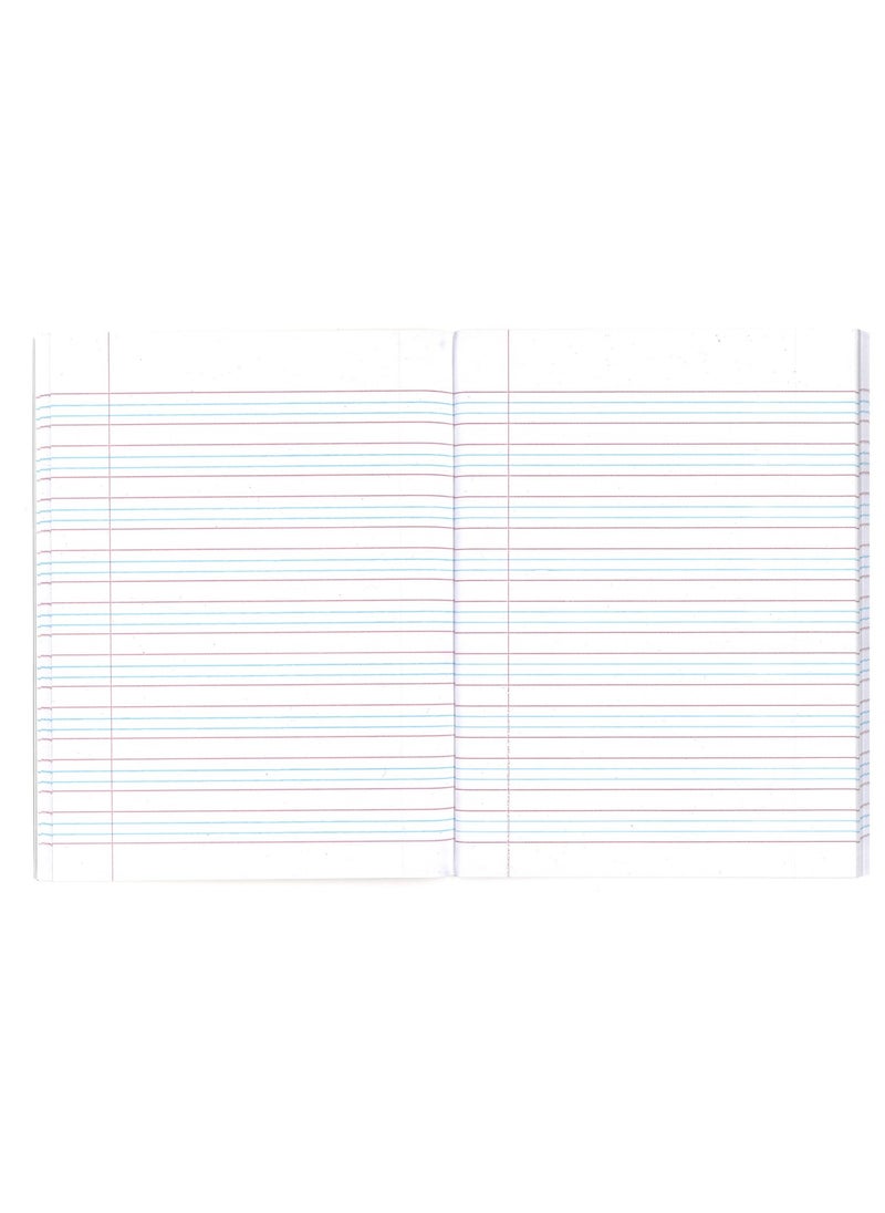 Psi - 6-Piece Four Lined Exercise Notebook 160 Pages A5 Size - Image 1
