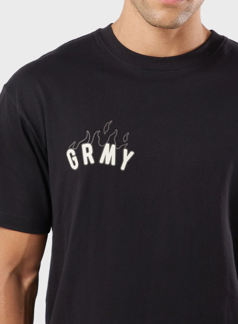 Grimey Crew neck T-shirt