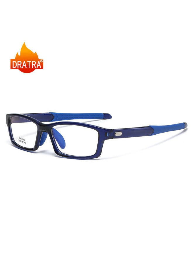 Dratra Myopia Gl Sports Style Uni Silicone Anti-slip Temples Blue Light Blocking Colorblock Fashion Design - Image 5