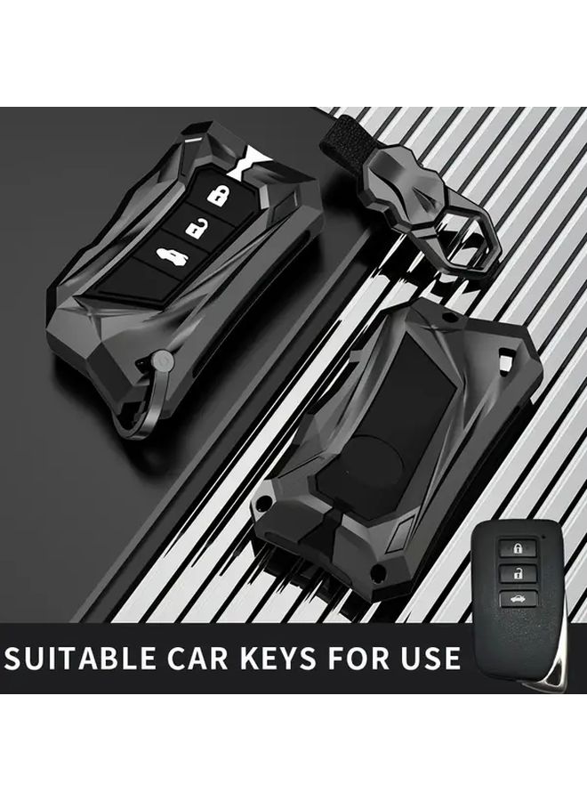 Keyless Entry Car Key Fob Case Cover Protector For Type E Models Including Lexus RX350 NX300 ES300H RX450H GS300 GX470 IS250 ES350 LX570 GX460 NX300H IS300H NX200T RC350 - Image 1