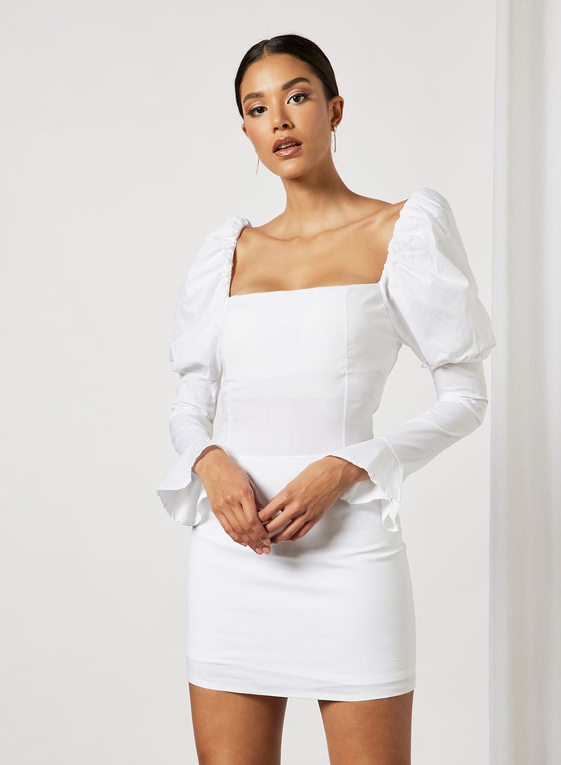 FEMME LUXE Square Neck Mini Dress  - Image 1