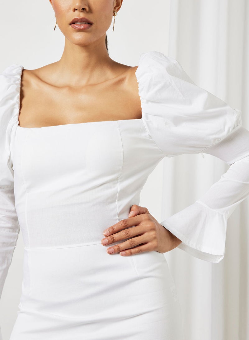 FEMME LUXE Square Neck Mini Dress  - Image 3