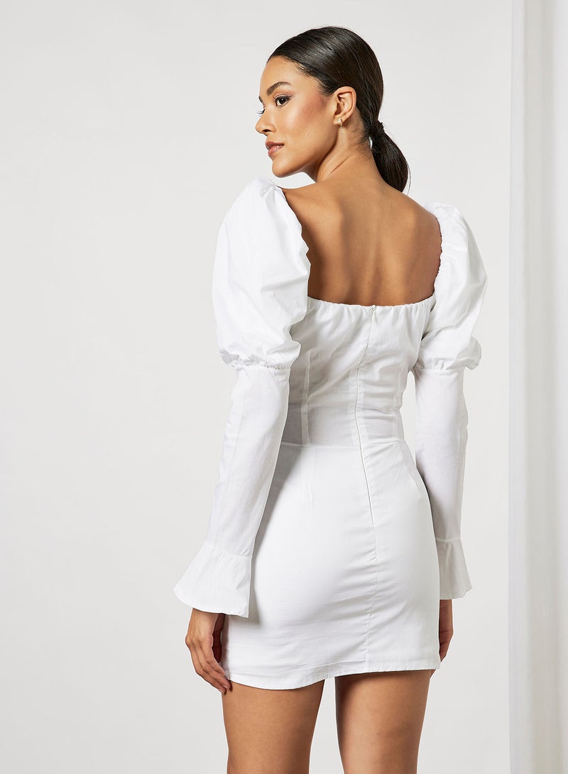 FEMME LUXE Square Neck Mini Dress  - Image 2