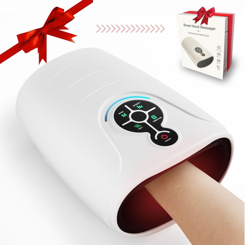 AERLANG Birthday Gifts for Women Husband Gifts Hand Massager Hand Massage Machine with Heat and Compression Electric Hand Massager for Arthritis and Carpal Tunnel Cordless Massagers Gift for Men mom - Image 1