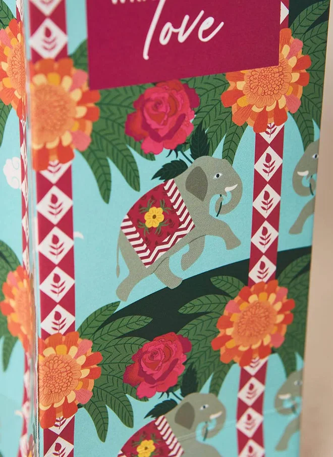 Chumbak  Royal Tuskar Bottle Bag with Gift Tag  | Best Price UAE