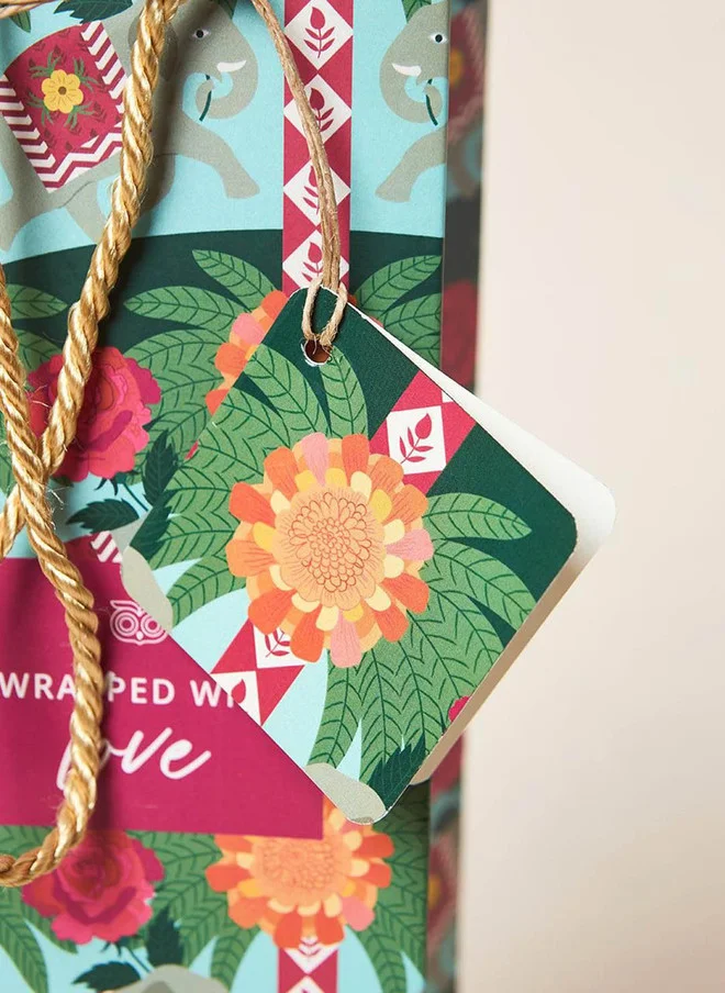 Chumbak  Royal Tuskar Bottle Bag with Gift Tag  | Best Price UAE