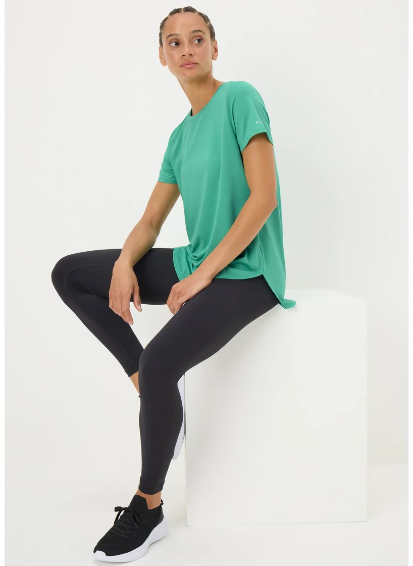 Matalan Souluxe Green Longline T-Shirt