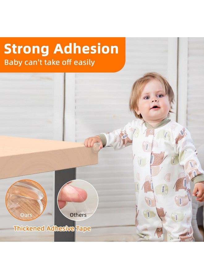 E-PRONSE Corner Protector Baby Proofing，E-PRONSE 12Pcs Pre-Taped Clear Corner Protectors, Table Corner Protectors for Baby Furniture with Strong Adhesion, No Odor and Safe PVC - Image 3