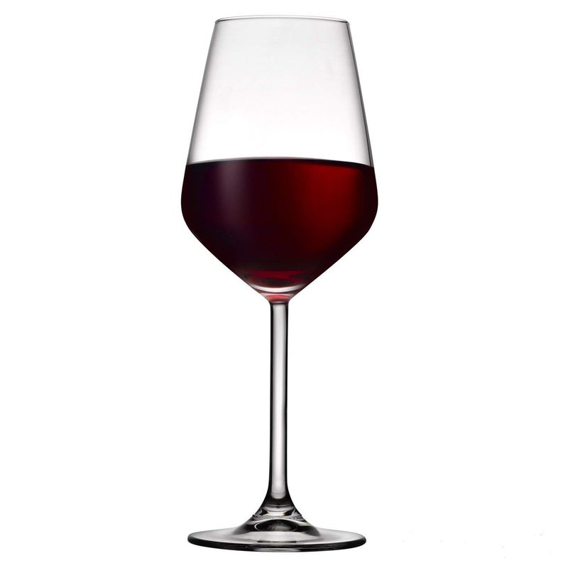 RAGYULA Crystal Wine Glasses 360 ML Red Wine Glasses Champange Wine Glasses Set of 4 - Image 1