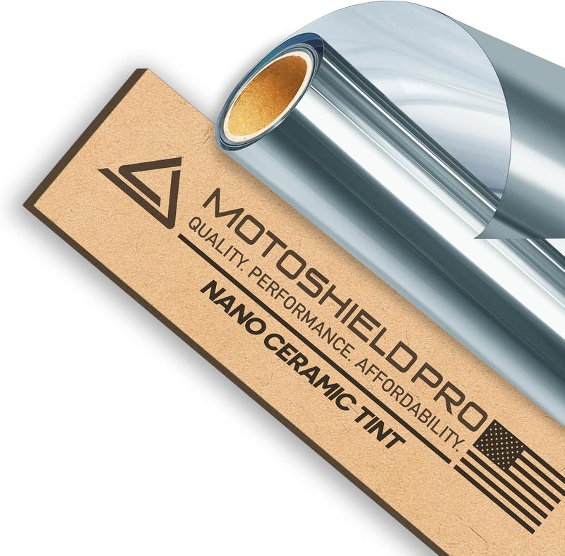 MotoShield Pro Premium 2mil Ceramic Window Tint Film - 20" x 5' Roll - Image 1