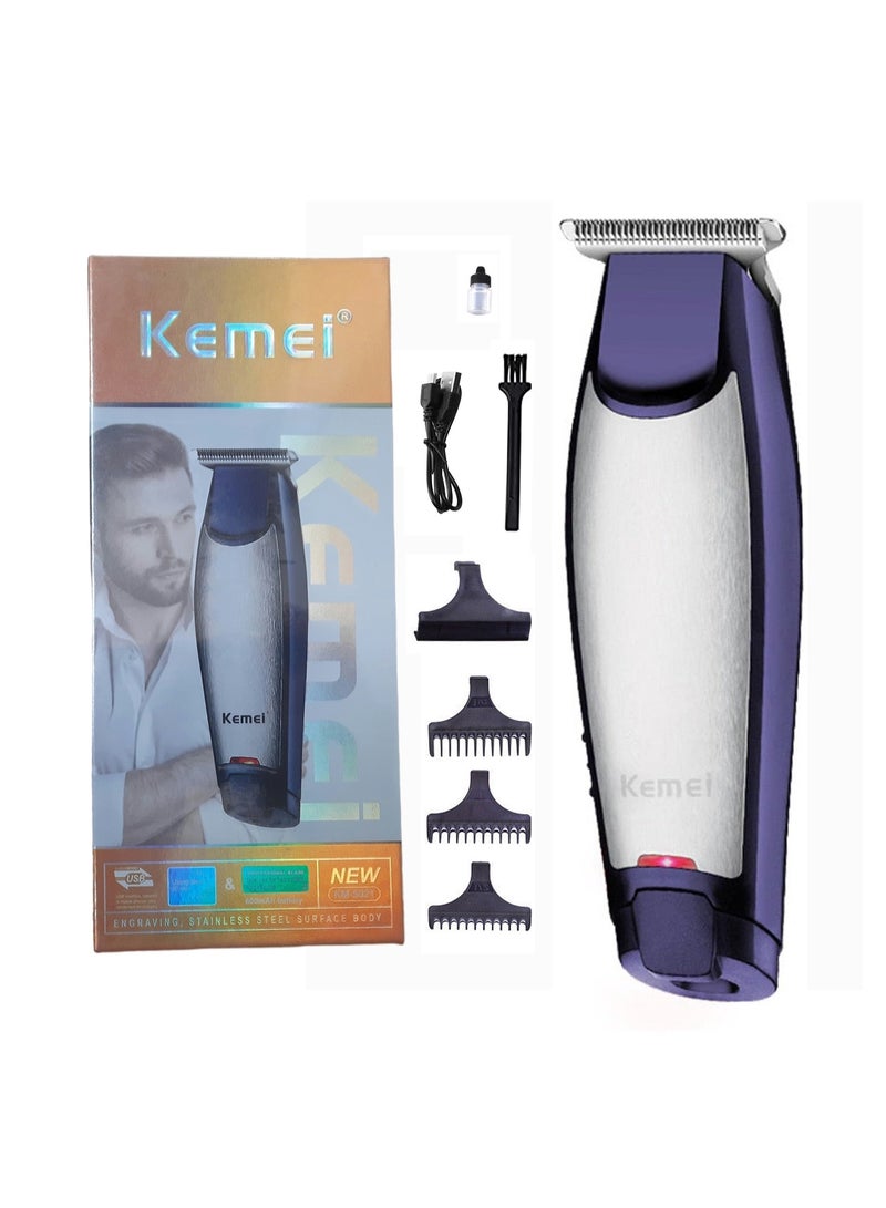 ماكينة الحلاقه الإحترافيه KM-5021 الأشهر فى حلاقة الذقن و التقطيع و التحديد بـ 3 أمشاط للتحديد - Image 3