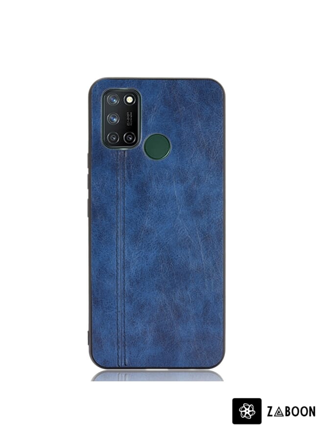 Zaboon Protective Case Cover For OPPO Realme C17/Realme 7i Shockproof Sewing Cow Pattern Skin PC + PU + TPU Case - Image 2