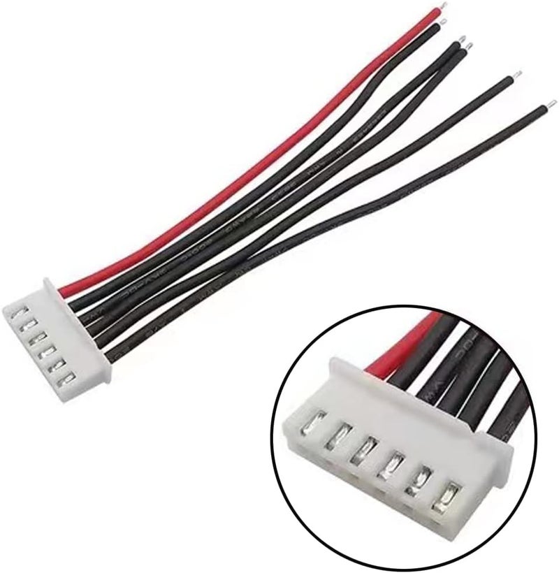 FLY RC 10pcs 5S 18.5v Balance Charger Silicone Wire Extension Lead JST-XH Connector Adapter Plug Wire Leads Cable - Image 3