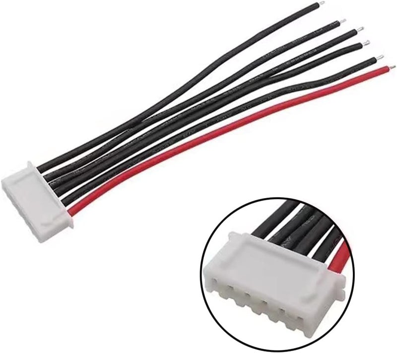 FLY RC 10pcs 5S 18.5v Balance Charger Silicone Wire Extension Lead JST-XH Connector Adapter Plug Wire Leads Cable - Image 4