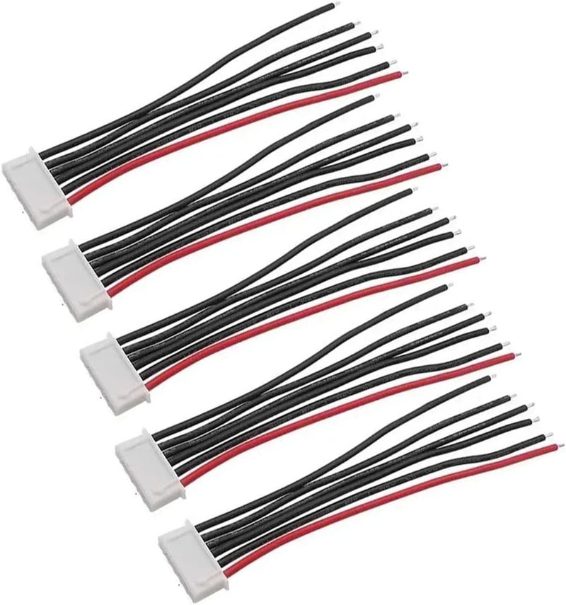 FLY RC 10pcs 5S 18.5v Balance Charger Silicone Wire Extension Lead JST-XH Connector Adapter Plug Wire Leads Cable - Image 2