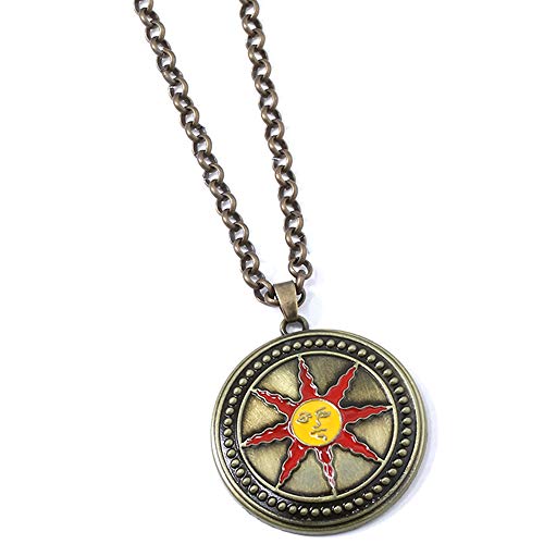 retsamradassaT Dark Solaire of Astora Praise The Sun Souls 3 III Necklace - Image 1