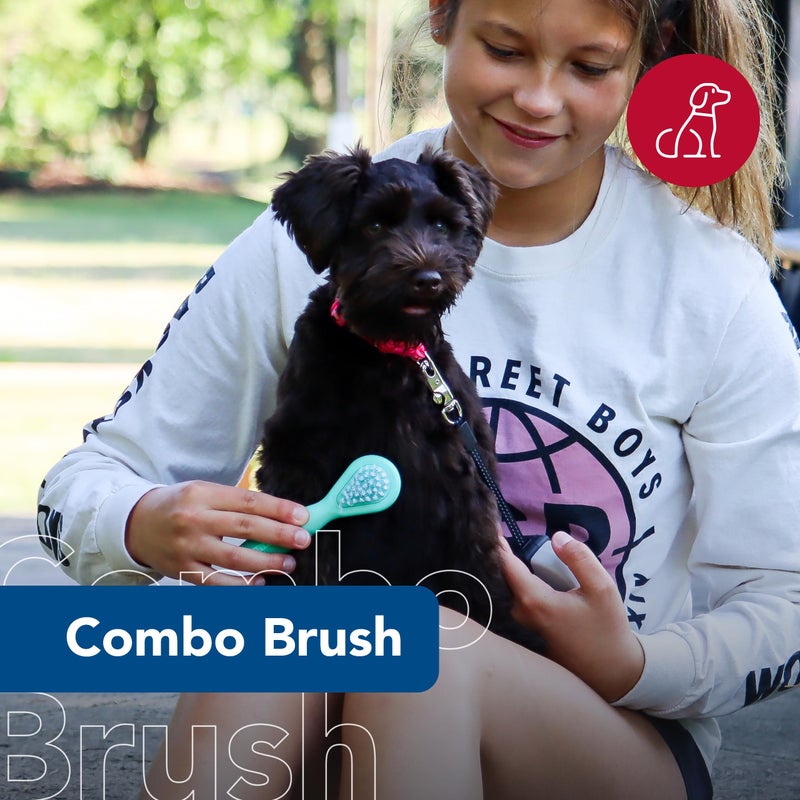 Coastal Pet Li'l Pals Dog Combo Brush - Dog Grooming Brush for Small Dogs - One Size - Image 2