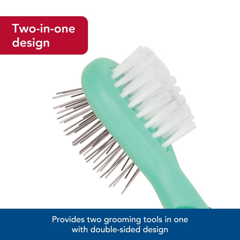 Coastal Pet Li'l Pals Dog Combo Brush - Dog Grooming Brush for Small Dogs - One Size - Image 3