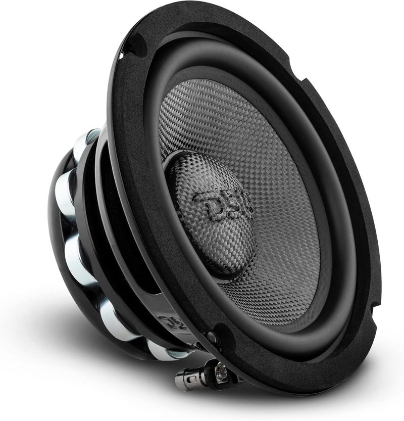 DS18 PRO-CF6.2NR 6.5" Water Resistant Loud Speaker - Mid-Bass Carbon Fiber Cone and Neodymium Rings Magnet 500 Watts 2-Ohms - Image 1