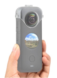 KASTWAVE Lens Guards for Insta360 ONE X2, Transparent Protective Case for Insta 360 ONE X2 Panoramic Action Camera Accessory, Accessories for Insta 360 ONE X2  - Image 1