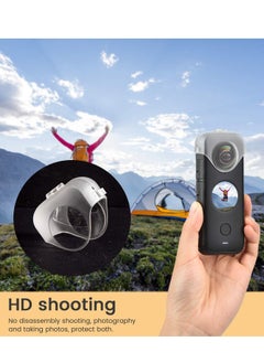 KASTWAVE Lens Guards for Insta360 ONE X2, Transparent Protective Case for Insta 360 ONE X2 Panoramic Action Camera Accessory, Accessories for Insta 360 ONE X2  - Image 2
