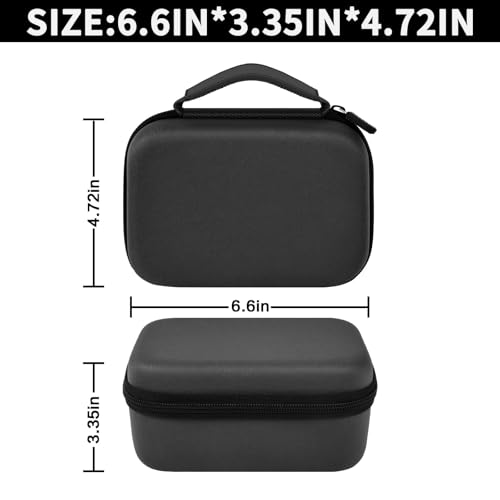 Boobowl Case Compatible with Phomemo M110 Label Maker - Portable Mini Bluetooth Thermal Label Maker Carrying Storage Bag for Printer Labels, USB Cable and Accessories Black (Box Only)-Grey - Image 5