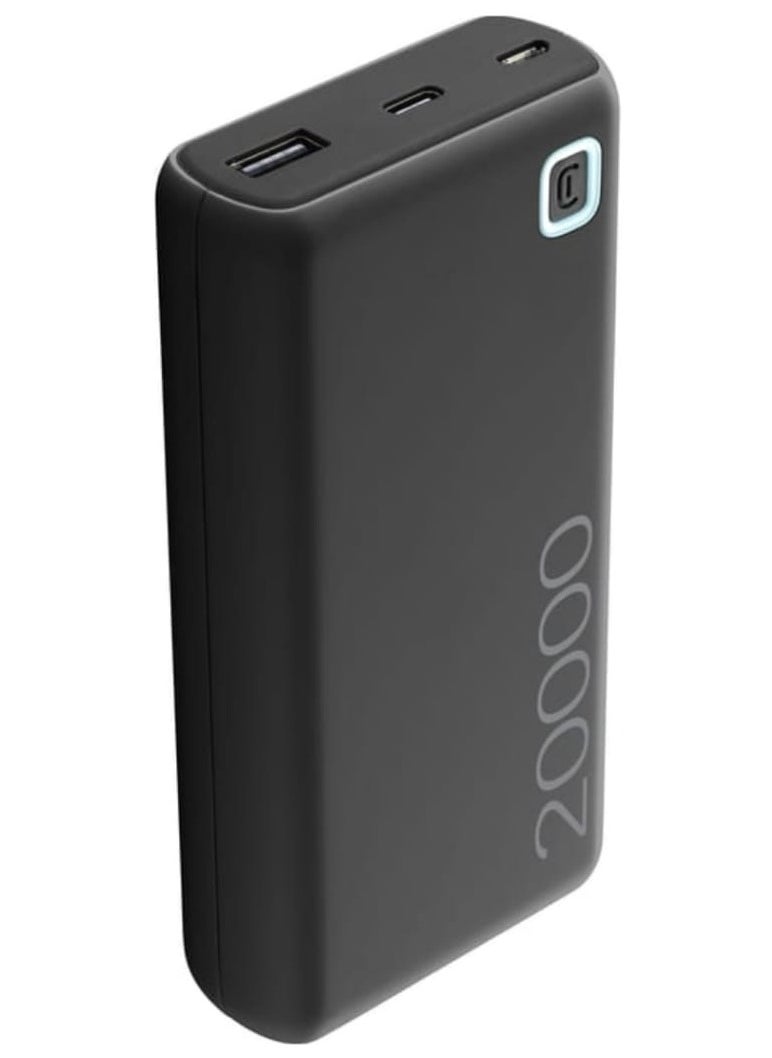 Cellularline - This Cellularline ESSENCE  Power Bank Provides a Massive 20000mAh Battery Capacity, Ensuring Extended Power Backup for Multiple Devices. - Image 1