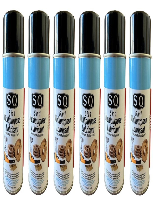 SQ 5 in 1 Multipurpose Oil and Lubricant, 6 Pack, 11 Oz per can - Image 1