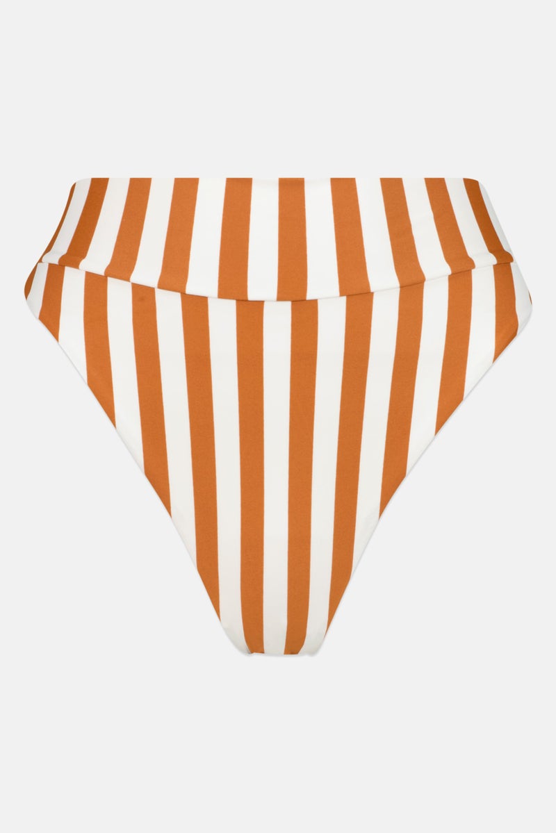 Aerie Women Stripe Bikini Bottom, Multicolor  - Image 1