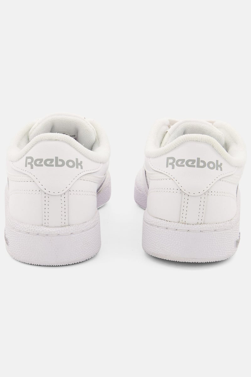 Reebok Kids Boy Club C 85 Lace Up Outdoor Shoes, White  - Image 2