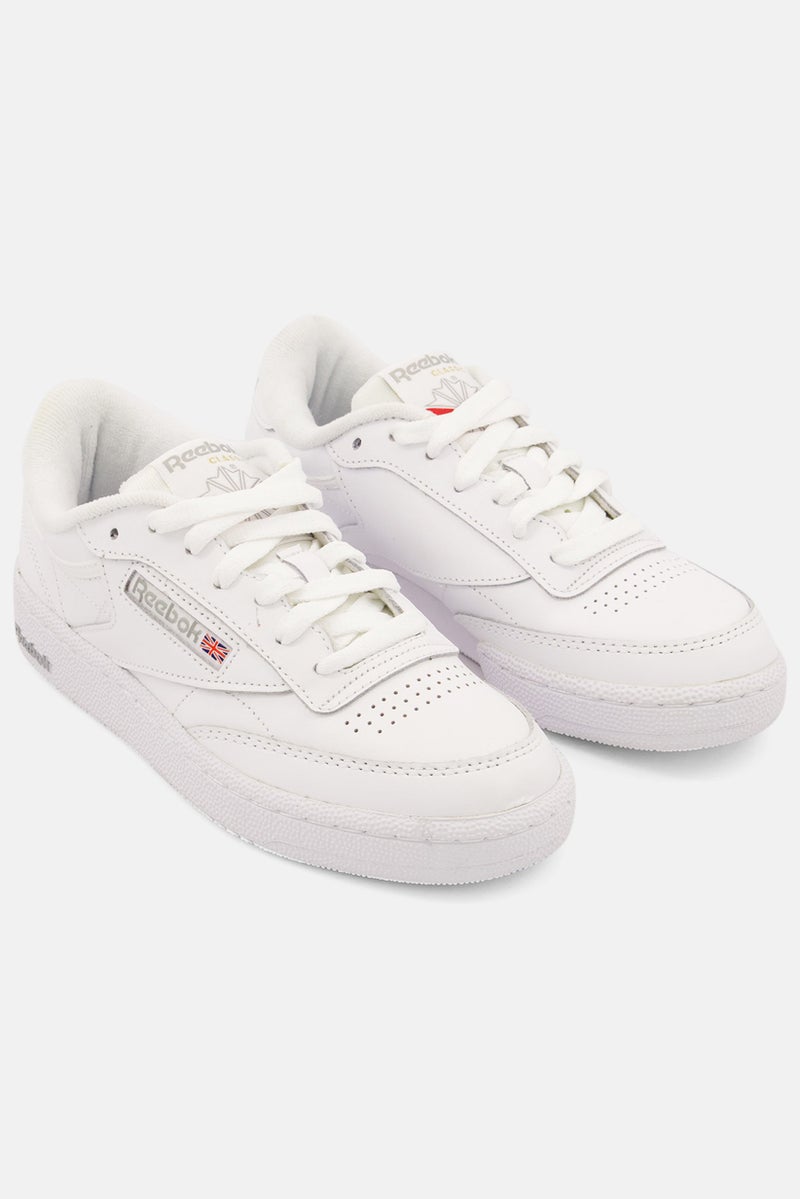 Reebok Kids Boy Club C 85 Lace Up Outdoor Shoes, White  - Image 1