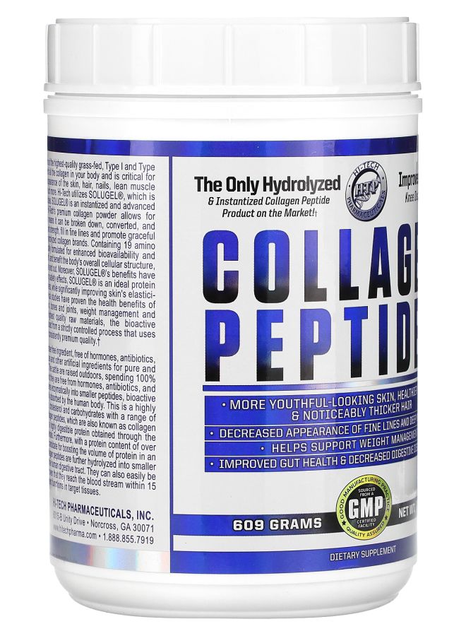 hi tech pharmaceuticals Collagen Peptides 1.34 lb (609 g) - Image 2