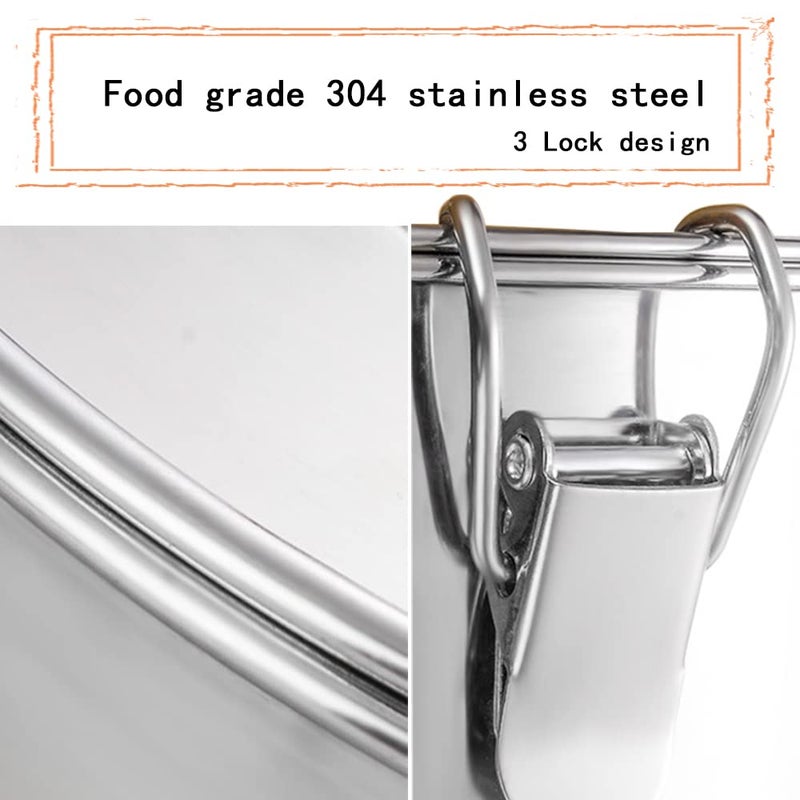 Puluru Stainless Steel Flan Mold 1.6Qt For Instant Pot 6Qt  Silver Molde Para Flan Maker - Image 2