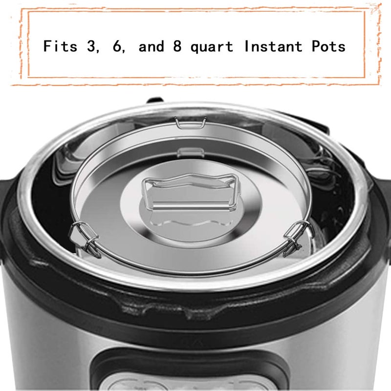 Puluru Stainless Steel Flan Mold 1.6Qt For Instant Pot 6Qt  Silver Molde Para Flan Maker - Image 3