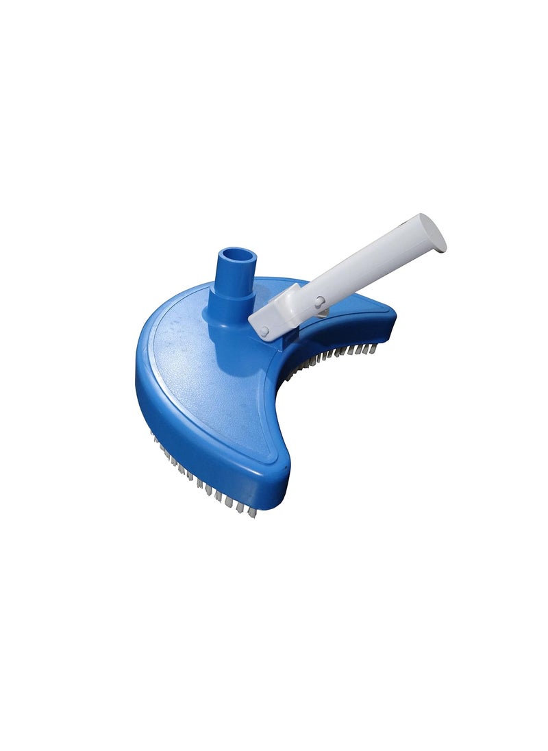 BLUSICON - BLUSICON Swimming Pool Half Moon Vacuum Head with Bristles All Kind of Pool Floor Cleaner Professional Weighted Suction Sweeper Maintenance Cleaning kit - Image 1