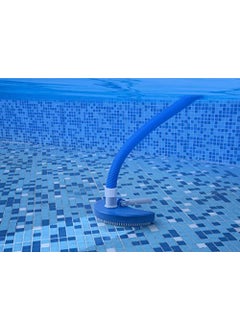BLUSICON BLUSICON Swimming Pool Half Moon Vacuum Head with Bristles All Kind of Pool Floor Cleaner Professional Weighted Suction Sweeper Maintenance Cleaning kit  - Image 4