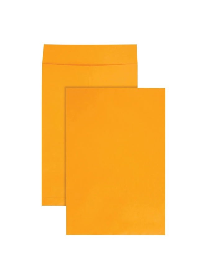 Quality Park Jumbo Kraft Envelopes, 12-1/2 x 18-1/2, Ungummed Catalog Envelopes for Storing and Organizing, 28 lb Kraft Paper, 25 per Box (QUA42353), Light Brown - Image 1