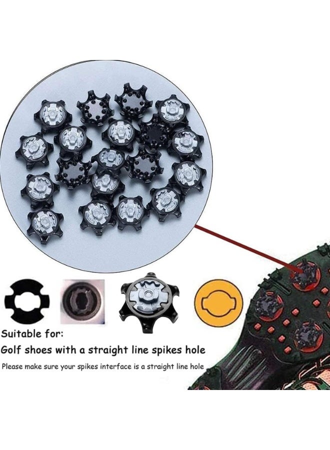 Generic Golf Shoe Spikes Cleat Metal Thread Screw 7mm Dia,Easy Replacement Spikes Cleats Golf Shoes - Image 3