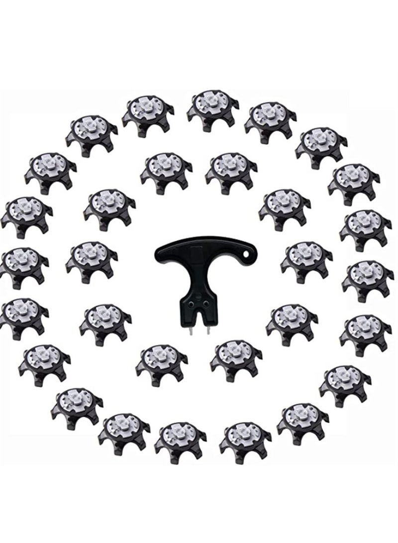 Generic Golf Shoe Spikes Cleat Metal Thread Screw 7mm Dia,Easy Replacement Spikes Cleats Golf Shoes - Image 2