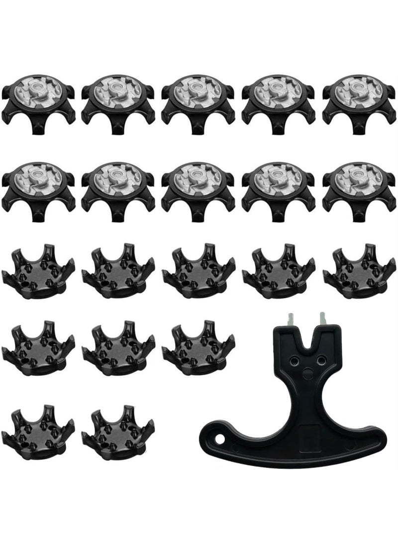 Generic Golf Shoe Spikes Cleat Metal Thread Screw 7mm Dia,Easy Replacement Spikes Cleats Golf Shoes - Image 1